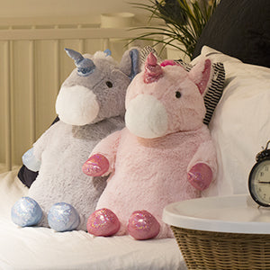Hot Water Bottle With Blue Unicorn Plush Cover 750ml, Hot Water Bottles, Hot  Water Bottles & Warmers, Bedroom, Household