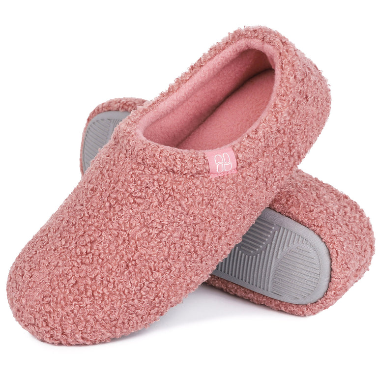 Women's Curly Fur Loafer Slippers