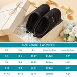 HomeTop Women's Comfy Quilted Slipper Soft Cashmere Like Slip on Memory Foam House Shoe