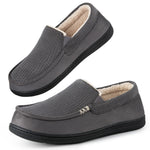 HomeTop Men's Classic Moccasin Slippers