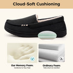 HomeTop Men's Classic Moccasin Slippers