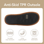 HomeTop Men's Corduroy Scuff Slippers