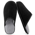 HomeTop Men's Corduroy Scuff Slippers