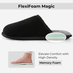 HomeTop Men's Corduroy Scuff Slippers