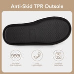 HomeTop Men's Corduroy Scuff Slippers