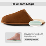 HomeTop Men's Corduroy Scuff Slippers