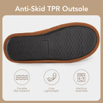 HomeTop Men's Corduroy Scuff Slippers