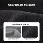 HomeTop Men's Wool-Like Slip-on Slippers with Coral Fleece Lining and Non-Slip Sole