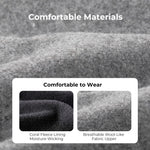 HomeTop Men's Wool-Like Slip-on Slippers with Coral Fleece Lining and Non-Slip Sole