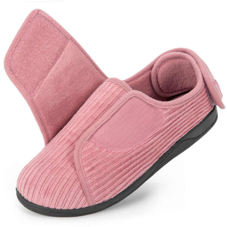 Women's Comfy Adjustable Wide Fit Slippers