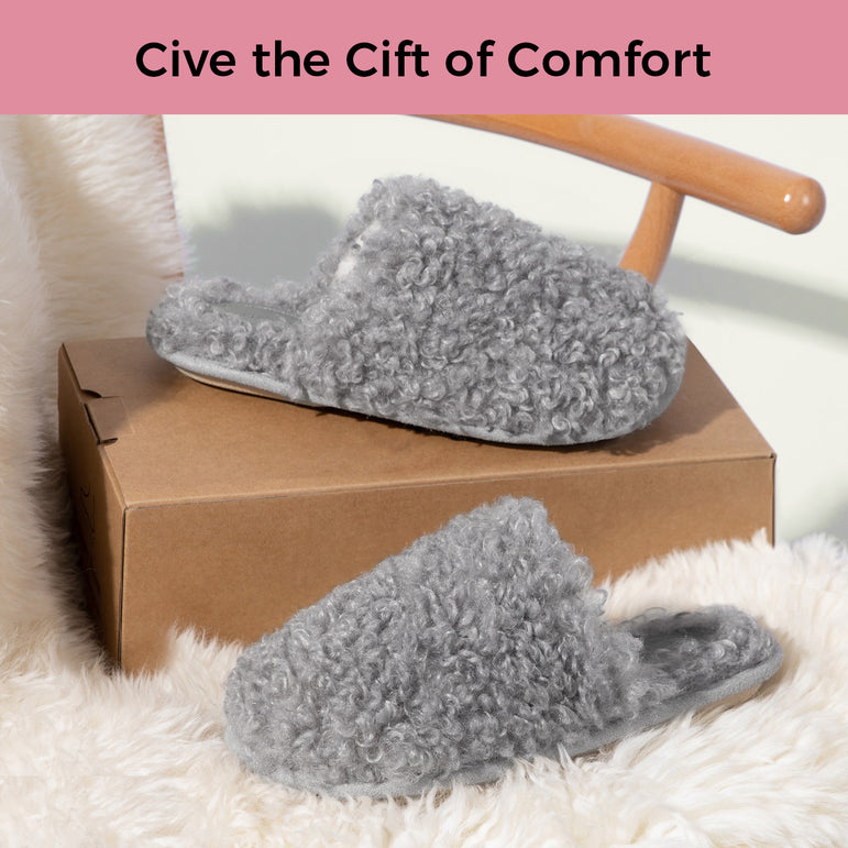 HomeTop Women's Scuff Slippers