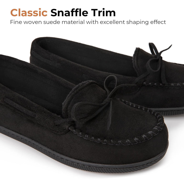 Women's micro suede sole moccasins slippers