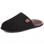 Men's Sherpa Tri-color Wool Lining Slippers