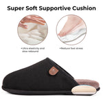 Men's Sherpa Tri-color Wool Lining Slippers