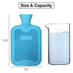 HomeTop Contrast 2 Liters Rubber Hot Water Bottle
