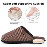 Men's Sherpa Tri-color Wool Lining Slippers