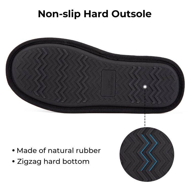 Men's Sherpa Tri-color Wool Lining Slippers