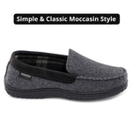Men's Micro Wool Moccasin Slipper