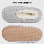 Women's Cable Knit Slipper Socks with Grippers