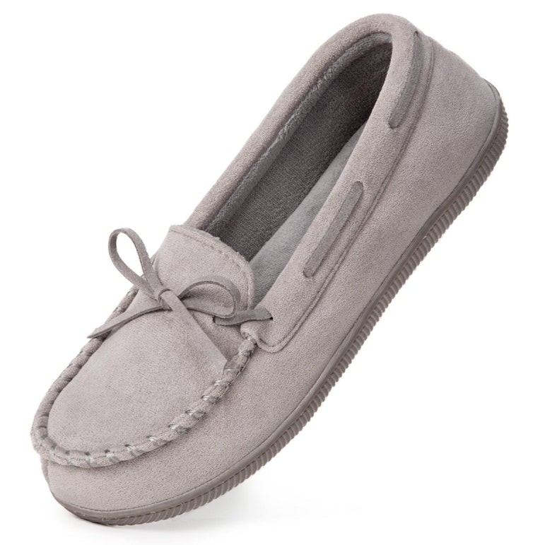 Women's micro suede sole moccasins slippers