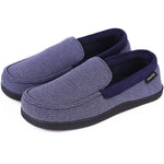 Breathable Cotton Knit Terry Cloth Moccasin Slipper