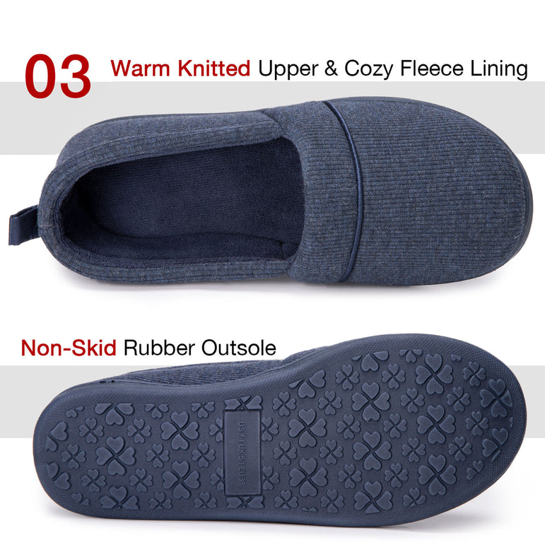 Womens Comfort Cotton Slippers Anti Skid