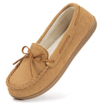 Women's micro suede sole moccasins slippers