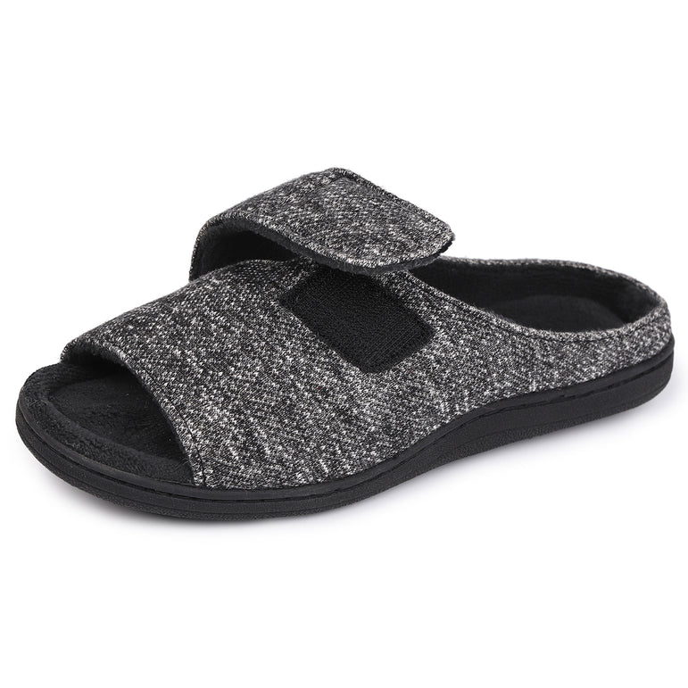 Women's Knitted Slippers with Adjustable Wrap