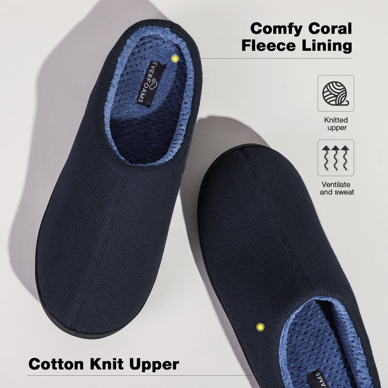 Men's Cozy Knit Slippers