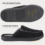 Men's Knit Moccasin House Slippers